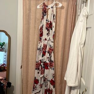 Debbie Dabbie by Angel high-low floral dress